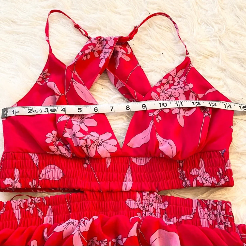 EXPRESS Floral Print Maxi Dress - Picture 3 of 6